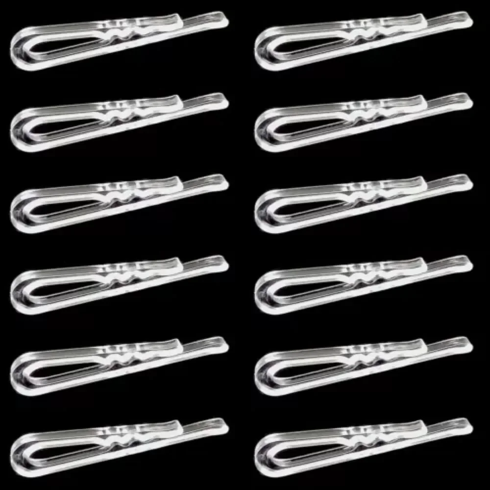 1,000 Pcs Clear Plastic Alligator Clips - Clear 1